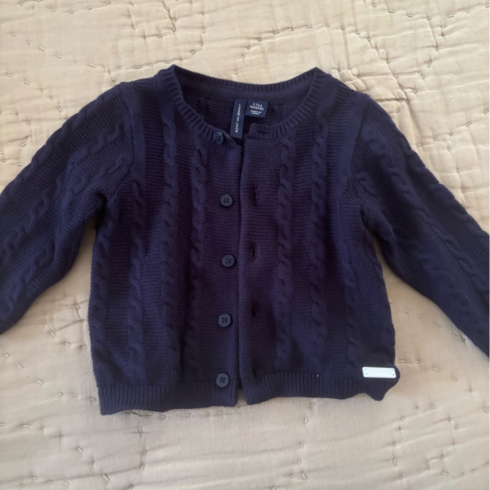 Janie and Jack Cable Knit Cardigan